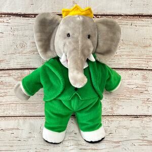 GUND Vintage Barbar the Elephant Plush 14”